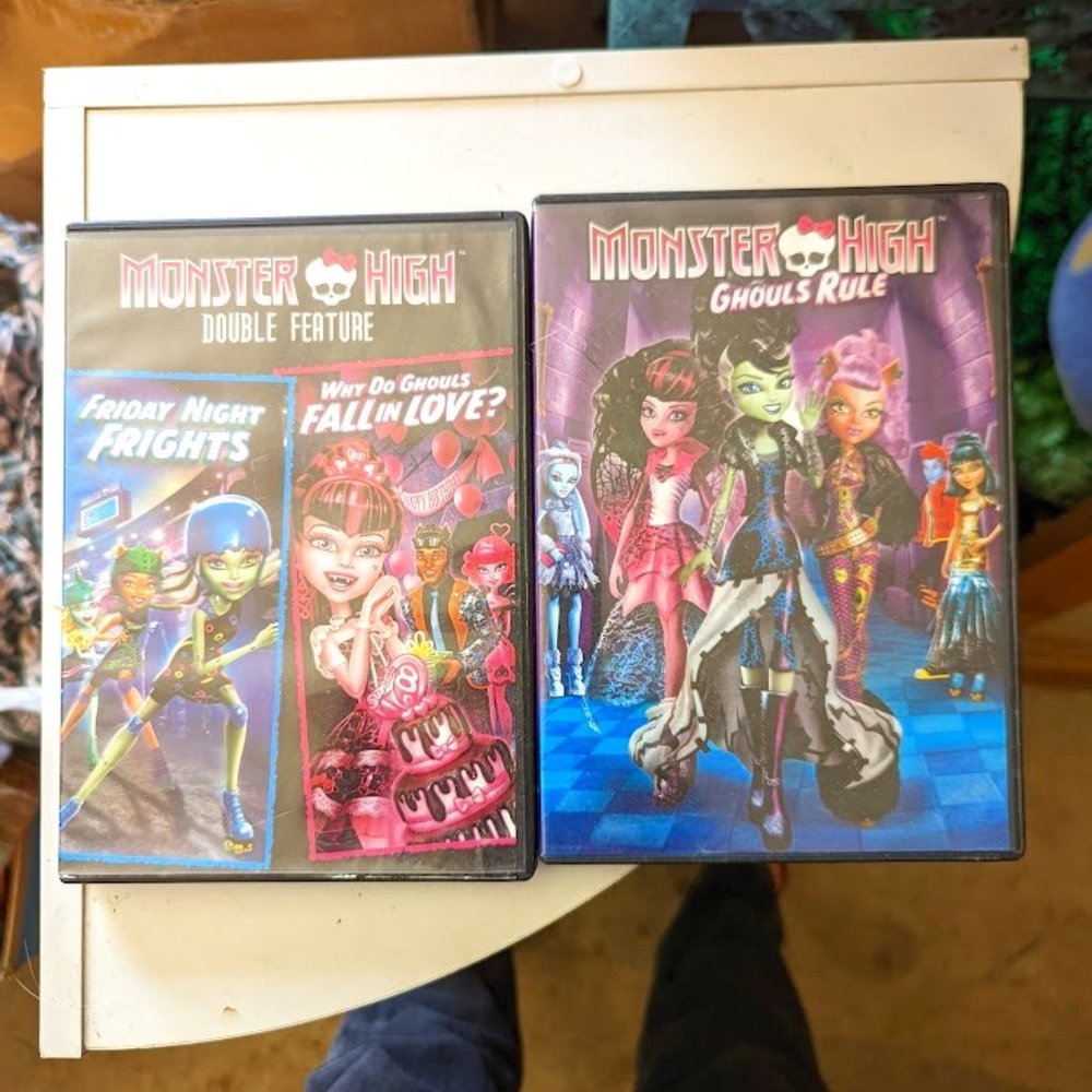 Two Monster High DVDs